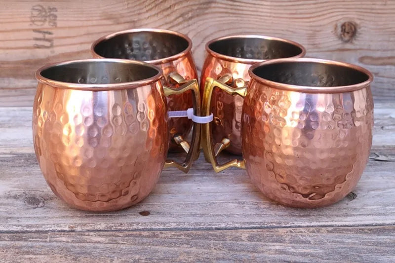 Lisslune | Hammered Copper Mug Set - ChillCopper