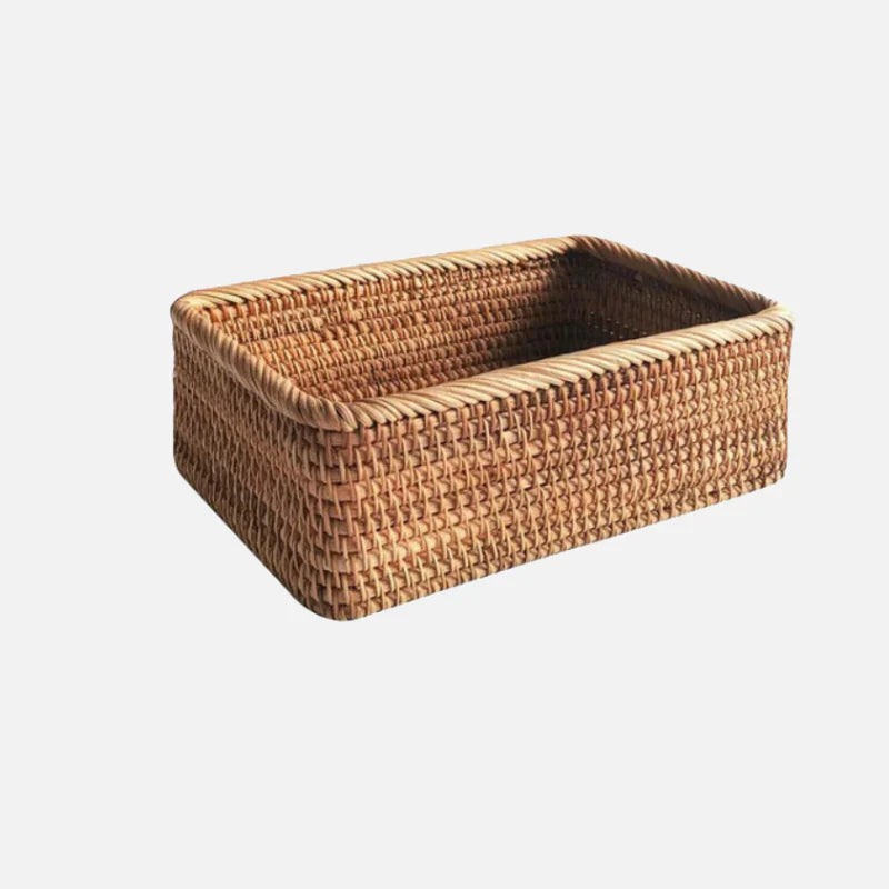 Lisslune | Handwoven Rattan Willow Basket for Storage