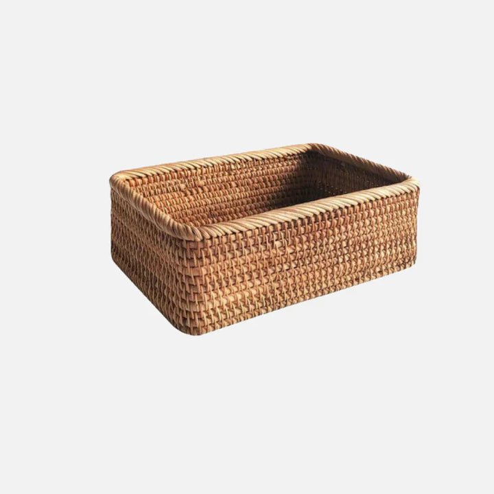 Lisslune | Handwoven Rattan Willow Basket for Storage