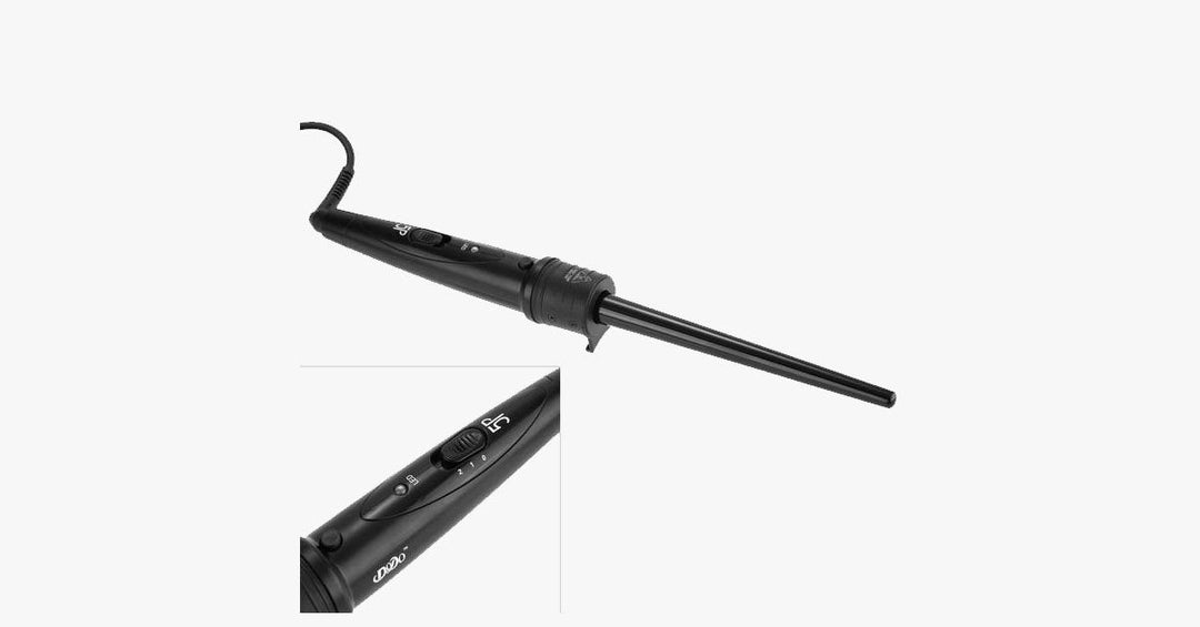 Lisslune | Achieve the salon look with the curling iron set and the heat-resistant glove