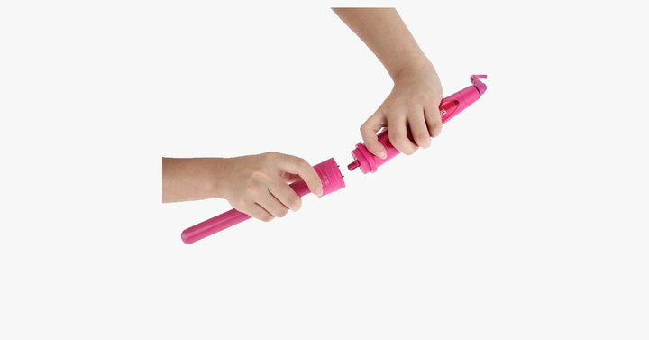 Lisslune | Achieve the salon look with the curling iron set and the heat-resistant glove
