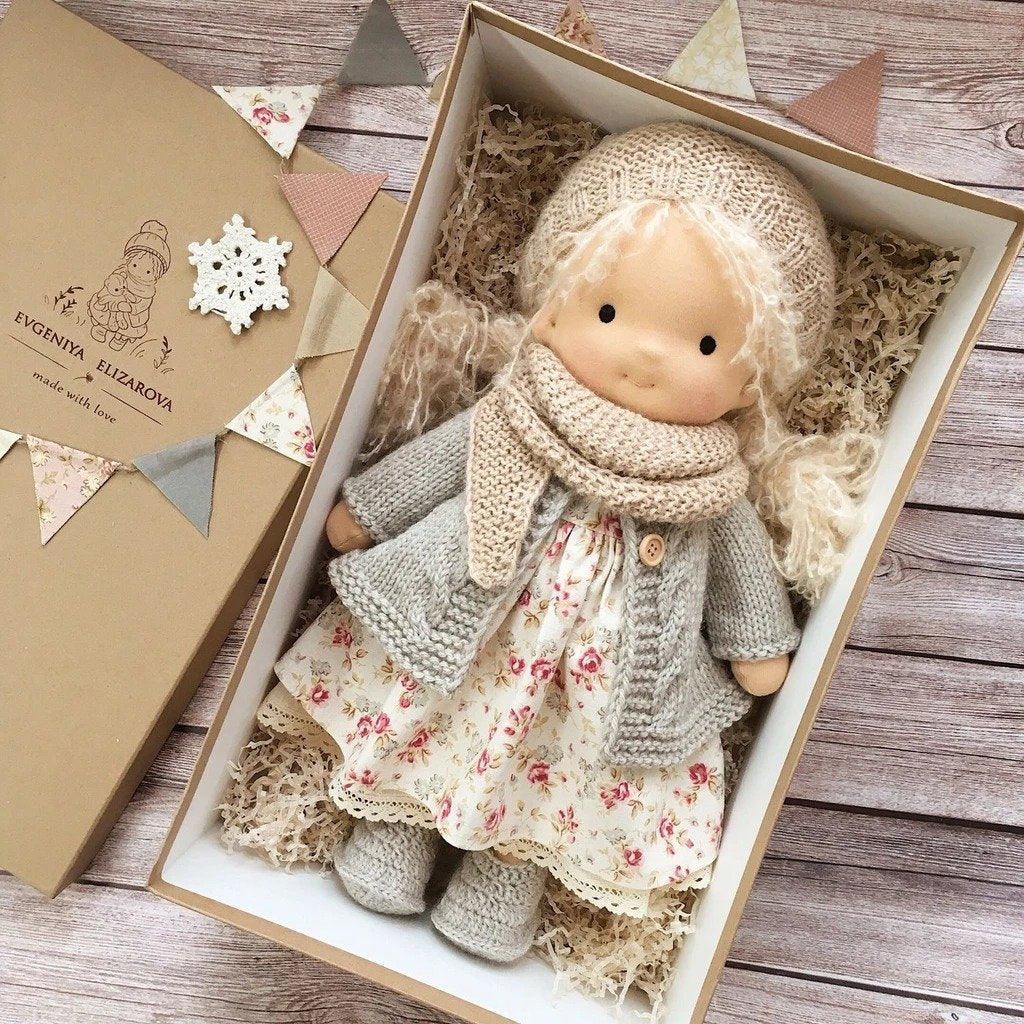 Lisslune | Handcrafted Waldorf Cuddle Doll – Poppi