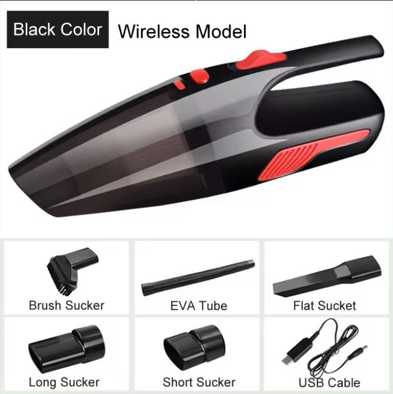 Lisslune | Cordless Handheld Vacuum Cleaner | Rechargeable & Lightweight Cleaner for Car