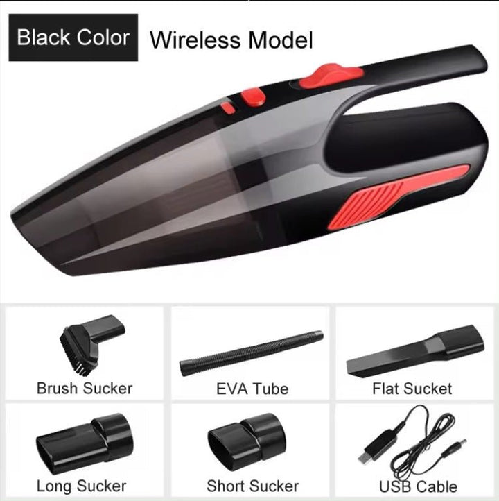 Lisslune | Cordless Handheld Vacuum Cleaner | Rechargeable & Lightweight Cleaner for Car