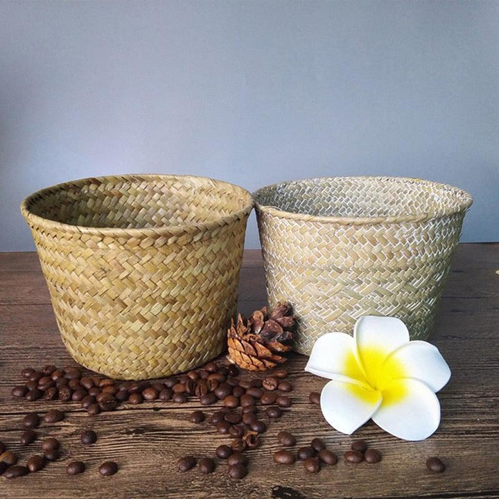 Lisslune | Sustainable Chic Bamboo Organizer Basket: Stylish Storage Solution