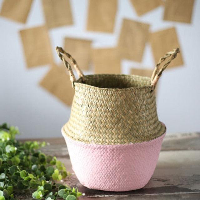 Lisslune | Sustainable Bamboo Fiber Baskets: Elegant Organization for Modern Living