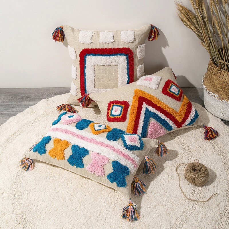 Lisslune | Handcrafted Moroccan Boho Style Cushion Cover