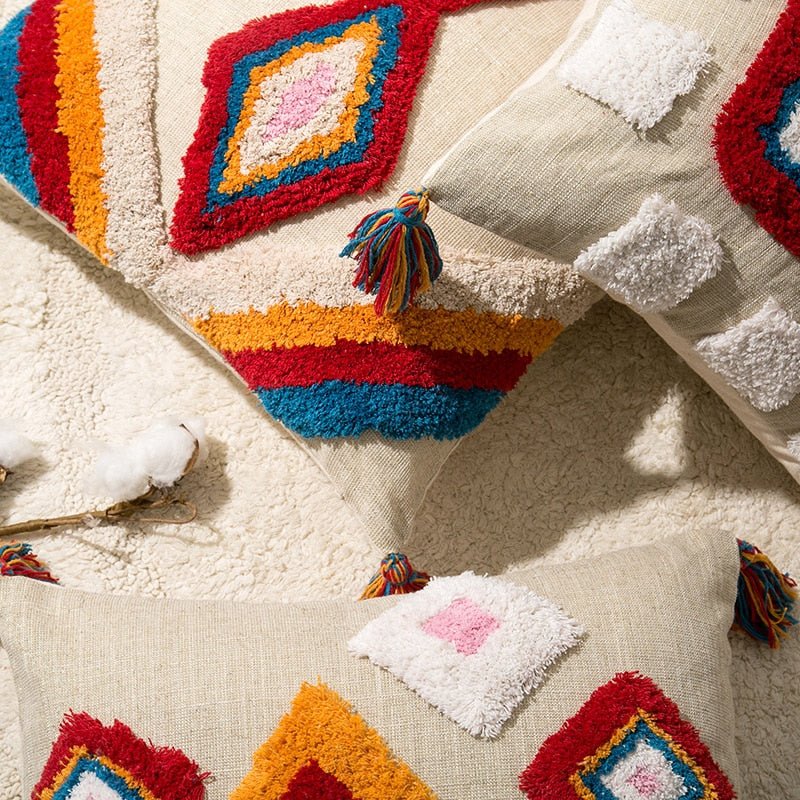 Lisslune | Handcrafted Moroccan Boho Style Cushion Cover