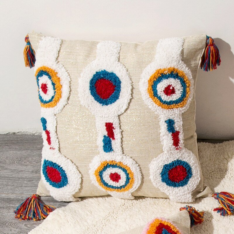 Lisslune | Handcrafted Moroccan Boho Style Cushion Cover
