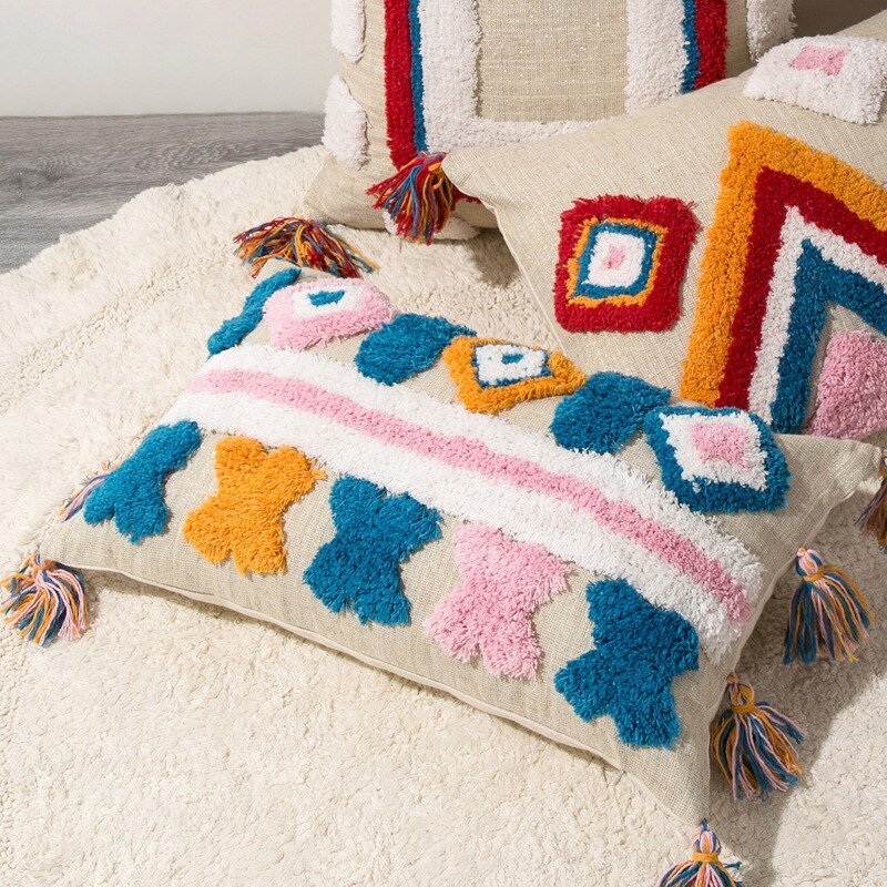 Lisslune | Handcrafted Moroccan Boho Style Cushion Cover