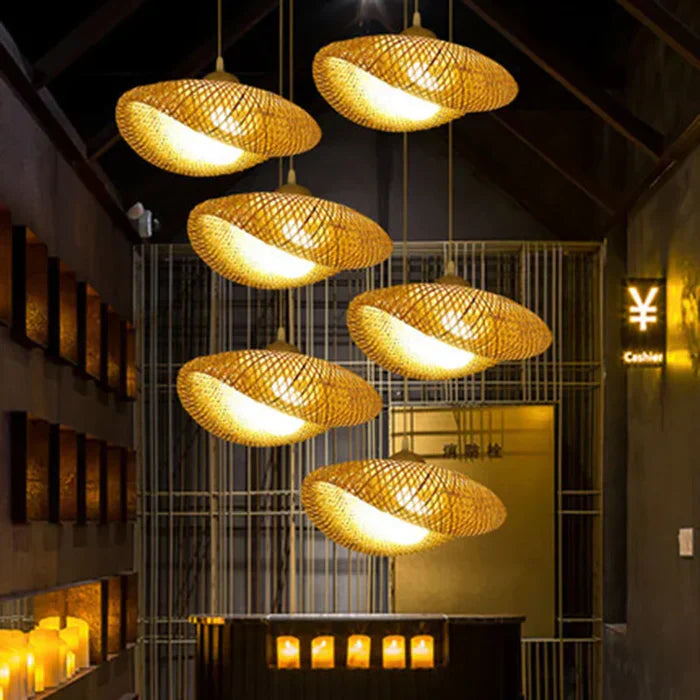 Lisslune | Handmade Rattan Pendant Lamp - RayaLicht