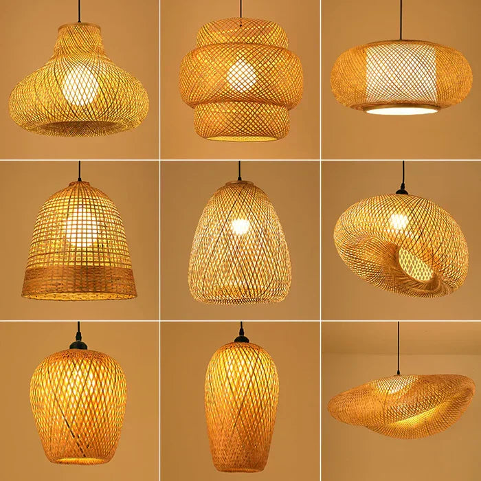Lisslune | Handmade Rattan Pendant Lamp - RayaLicht