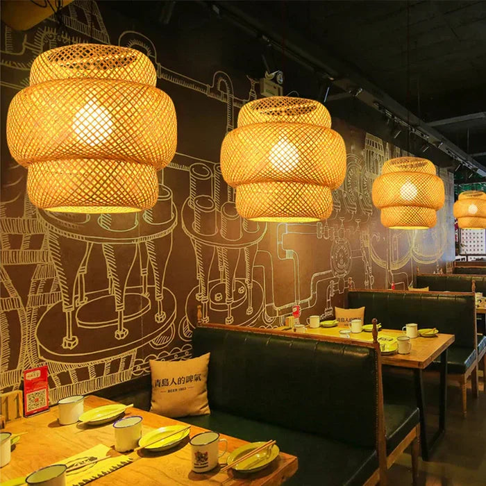 Lisslune | Handmade Rattan Pendant Lamp - RayaLicht
