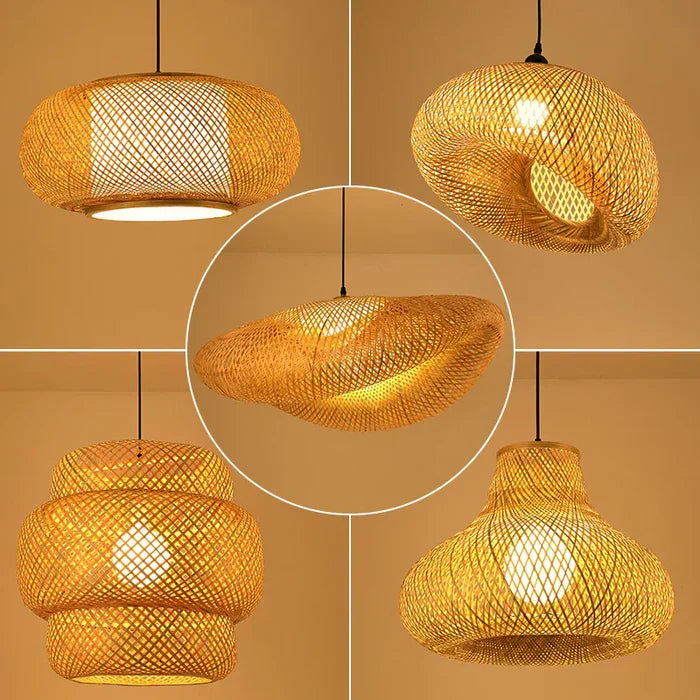 Lisslune | Handmade Rattan Pendant Lamp - RayaLicht