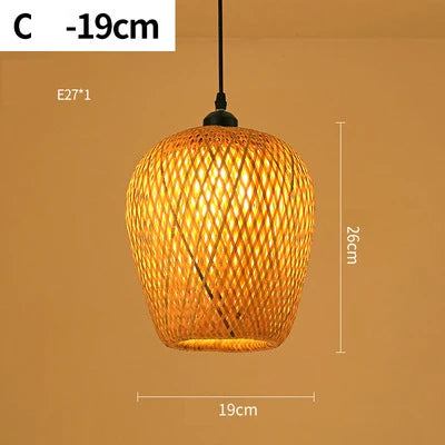 Lisslune | Handmade Rattan Pendant Lamp - RayaLicht