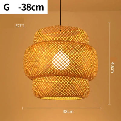 Lisslune | Handmade Rattan Pendant Lamp - RayaLicht