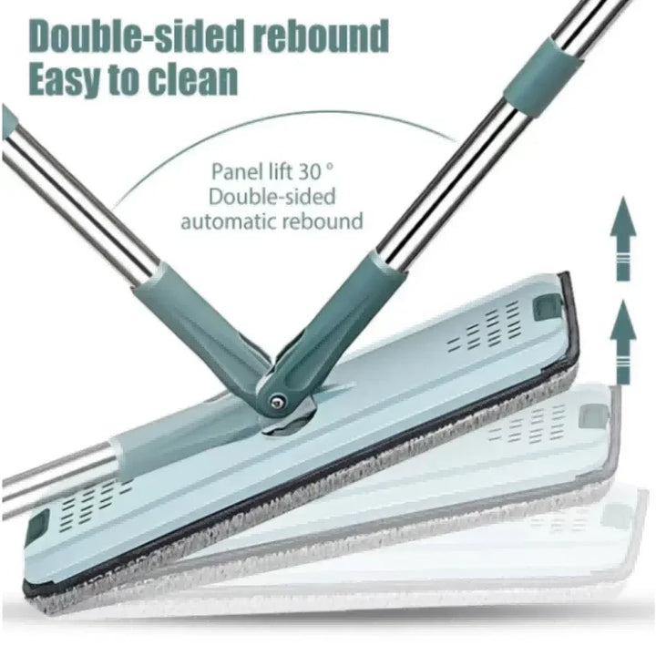 Lisslune | Hands-Free Flat Mop with Bucket - FlexiMop