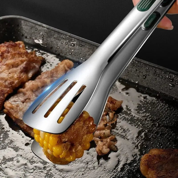 Lisslune | HandyTongs – Non-slip stainless steel tongs for meat, salad & bread