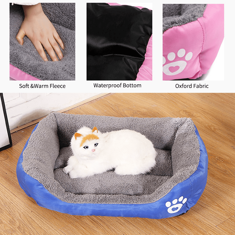 Lisslune | NAPPYNEST – Luxurious Cotton Dog Bed for Deep, Stress-Free Sleep