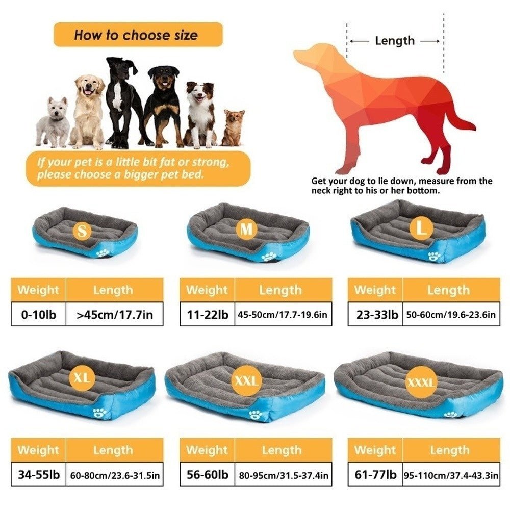 Lisslune | NAPPYNEST – Luxurious Cotton Dog Bed for Deep, Stress-Free Sleep
