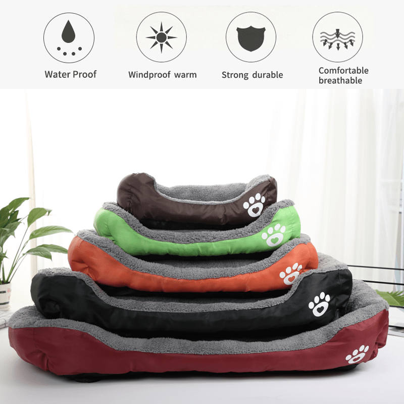 Lisslune | NAPPYNEST – Luxurious Cotton Dog Bed for Deep, Stress-Free Sleep