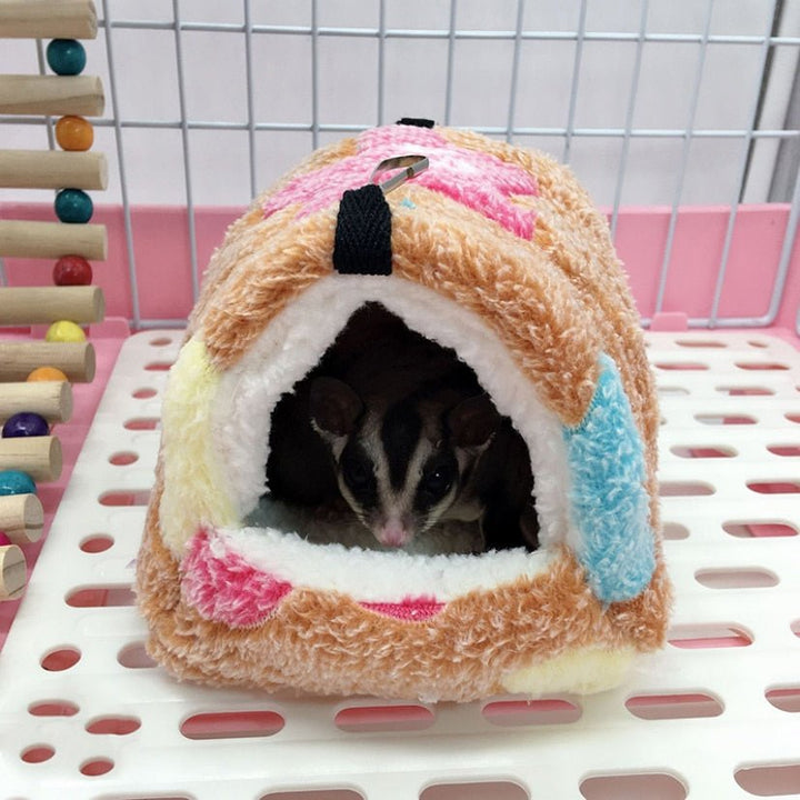 Lisslune | HARRYHAMSTER – Plush Hammock House for Hamsters & Small Rodents