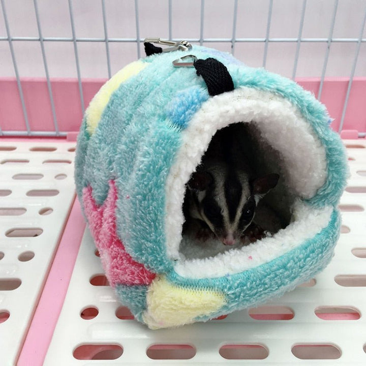 Lisslune | HARRYHAMSTER – Plush Hammock House for Hamsters & Small Rodents