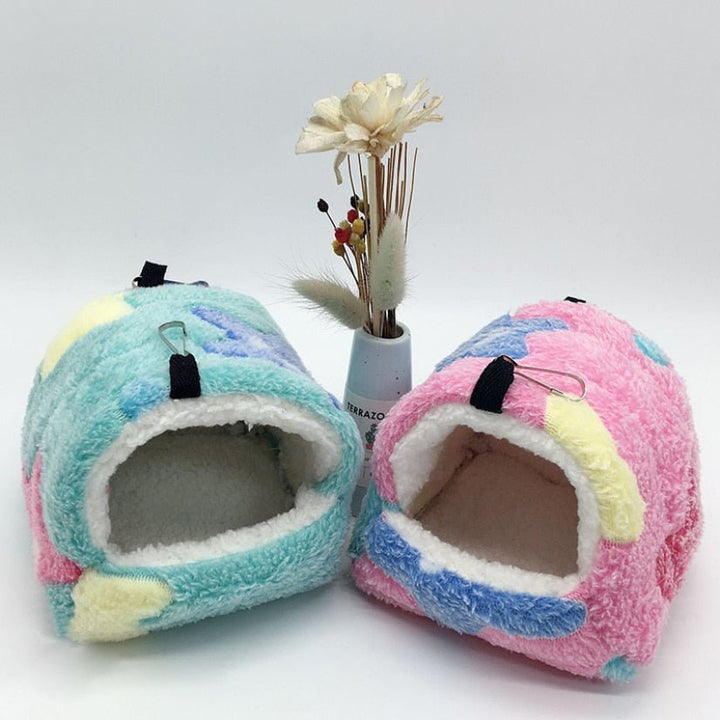 Lisslune | HARRYHAMSTER – Plush Hammock House for Hamsters & Small Rodents