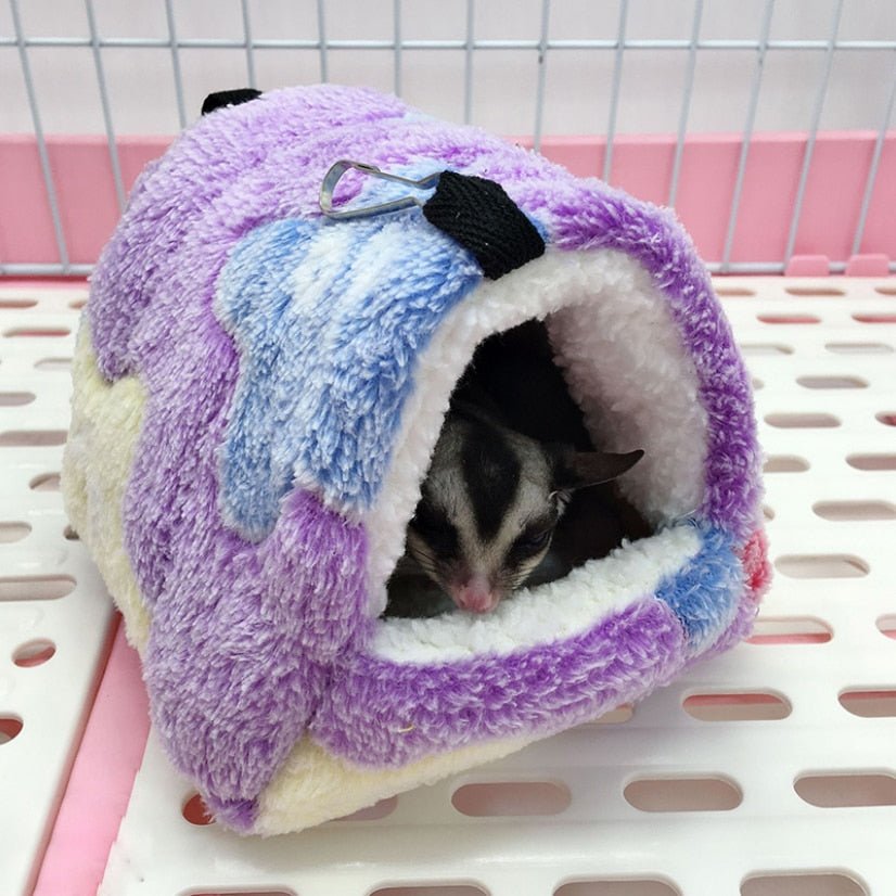 Lisslune | HARRYHAMSTER – Plush Hammock House for Hamsters & Small Rodents