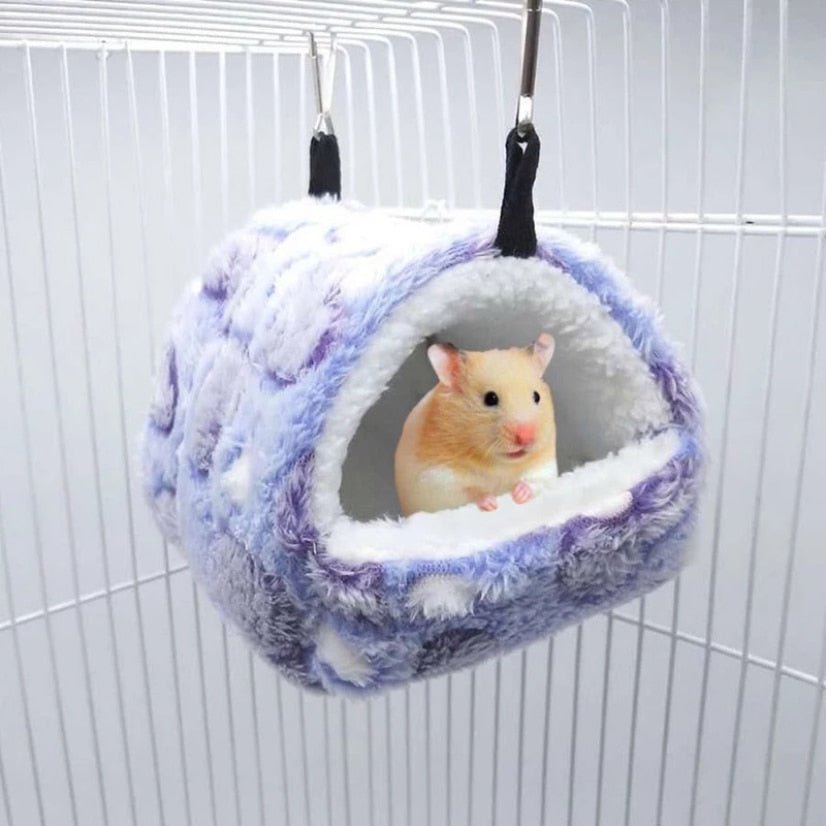 Lisslune | HARRYHAMSTER – Plush Hammock House for Hamsters & Small Rodents