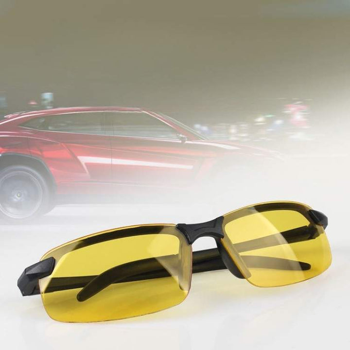Lisslune | Night Driving Glasses | Yellow Lenses to Reduce Glare & Eye Strain for Safer Night Rides