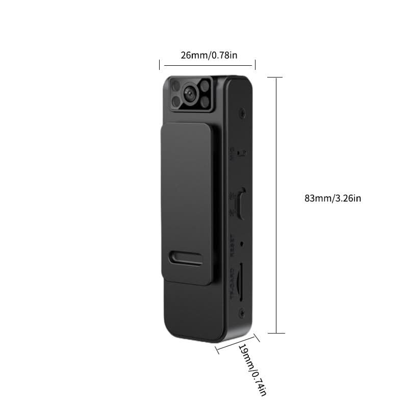 Lisslune | HD Magnetic Clip Camera with Wide-Angle Lens