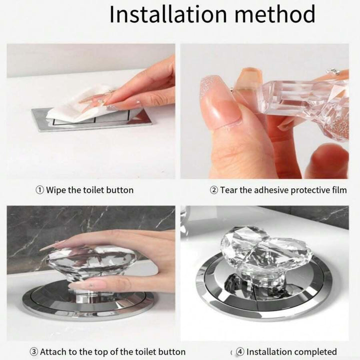 Lisslune | Elegant Hard-Shaped Flush Button - A Stylish Touch for Your Bathroom