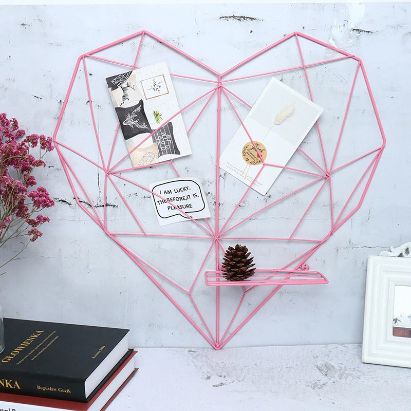 Lisslune | Heart Wire Photo Display