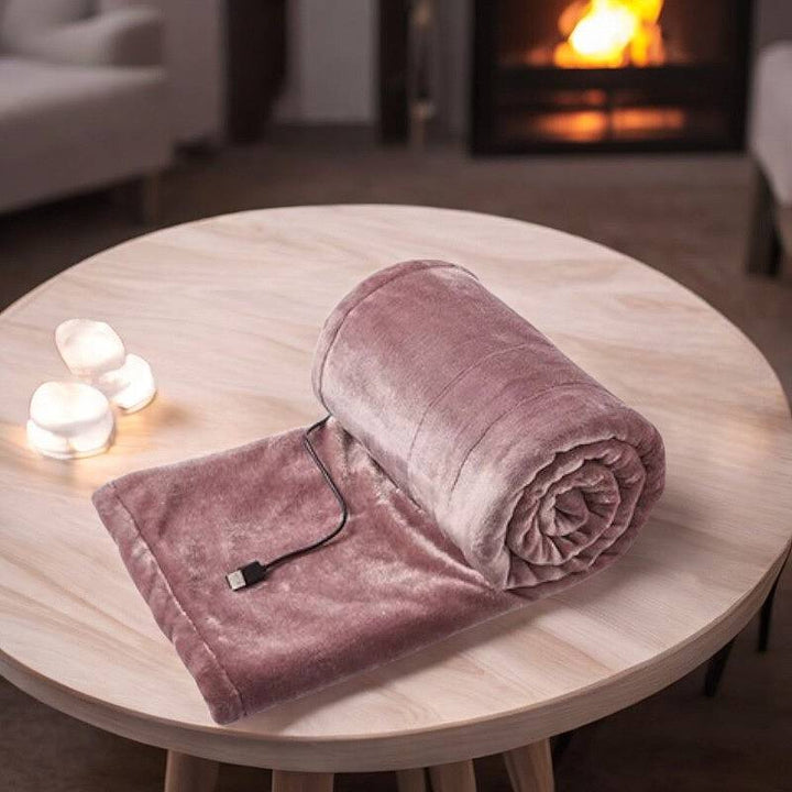 Lisslune | Portable Electric Heated Blanket with Adjustable Warmth Settings - 39"x31"