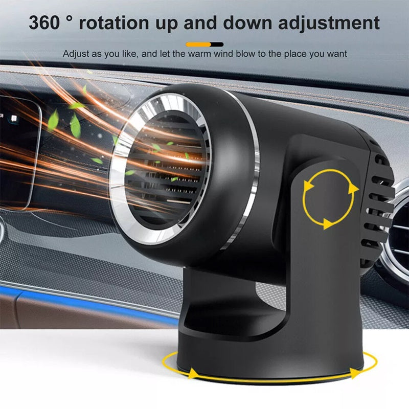 Lisslune | 12V Portable Car Heater with 360° Rotation & Overheat Protection