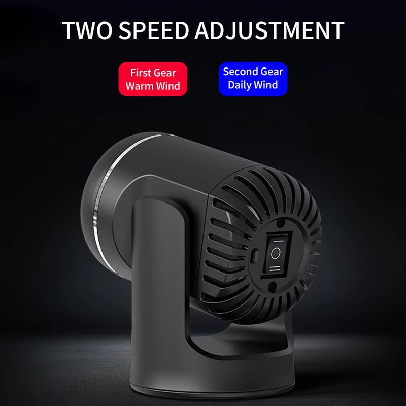 Lisslune | 12V Portable Car Heater with 360° Rotation & Overheat Protection