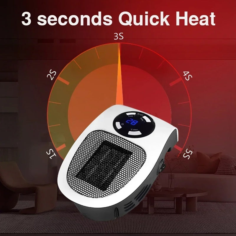 Lisslune | Mini Portable Heater with LED Display and Smart Temperature Control