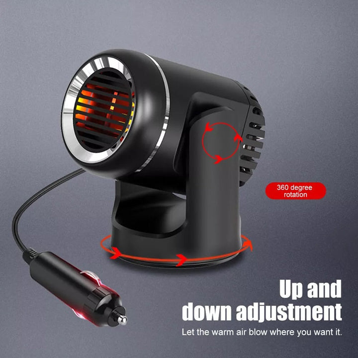 Lisslune | 12V Portable Car Heater with 360° Rotation & Overheat Protection