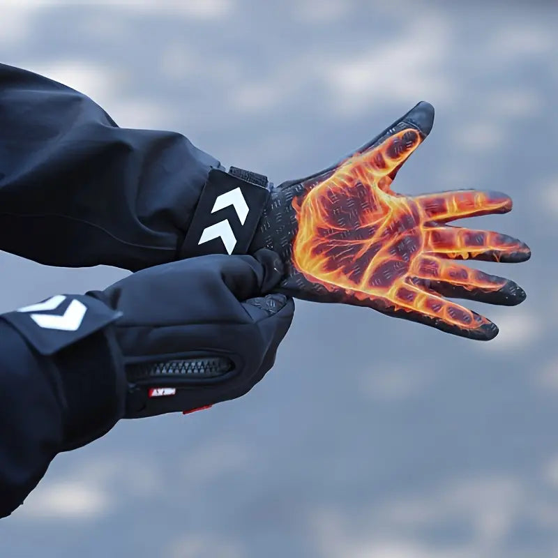 Lisslune | Heat Retaining Thermal Warming Gloves for Cycling, Skiing & Outdoor Sports