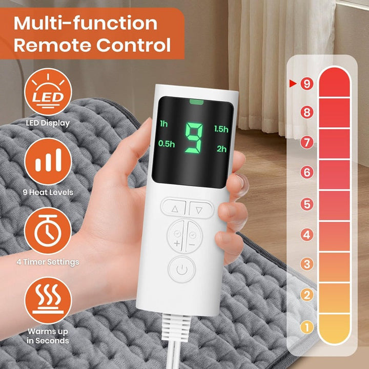 Lisslune | Electric Heating Pad with Timer and Adjustable Temperature