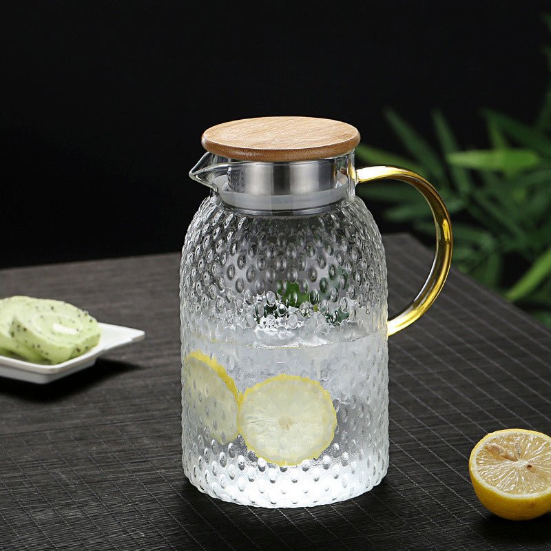 Lisslune | Heat-resistant ribbed glass jug