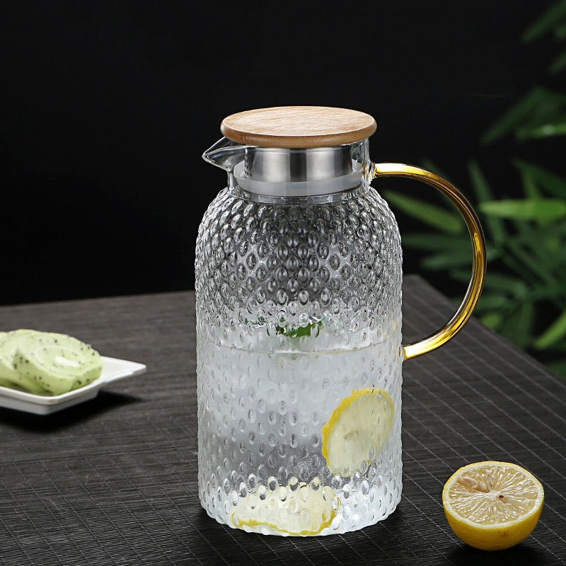 Lisslune | Heat-resistant ribbed glass jug