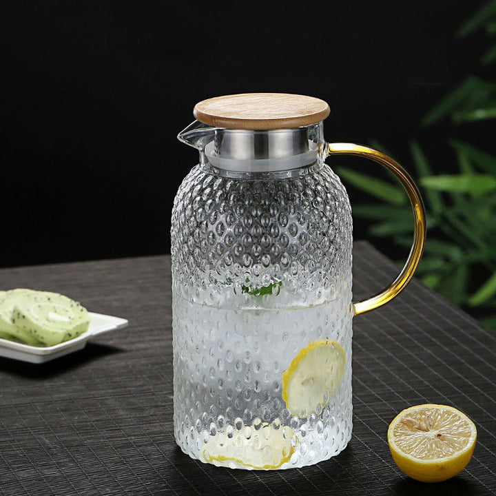 Lisslune | Heat-resistant ribbed glass jug