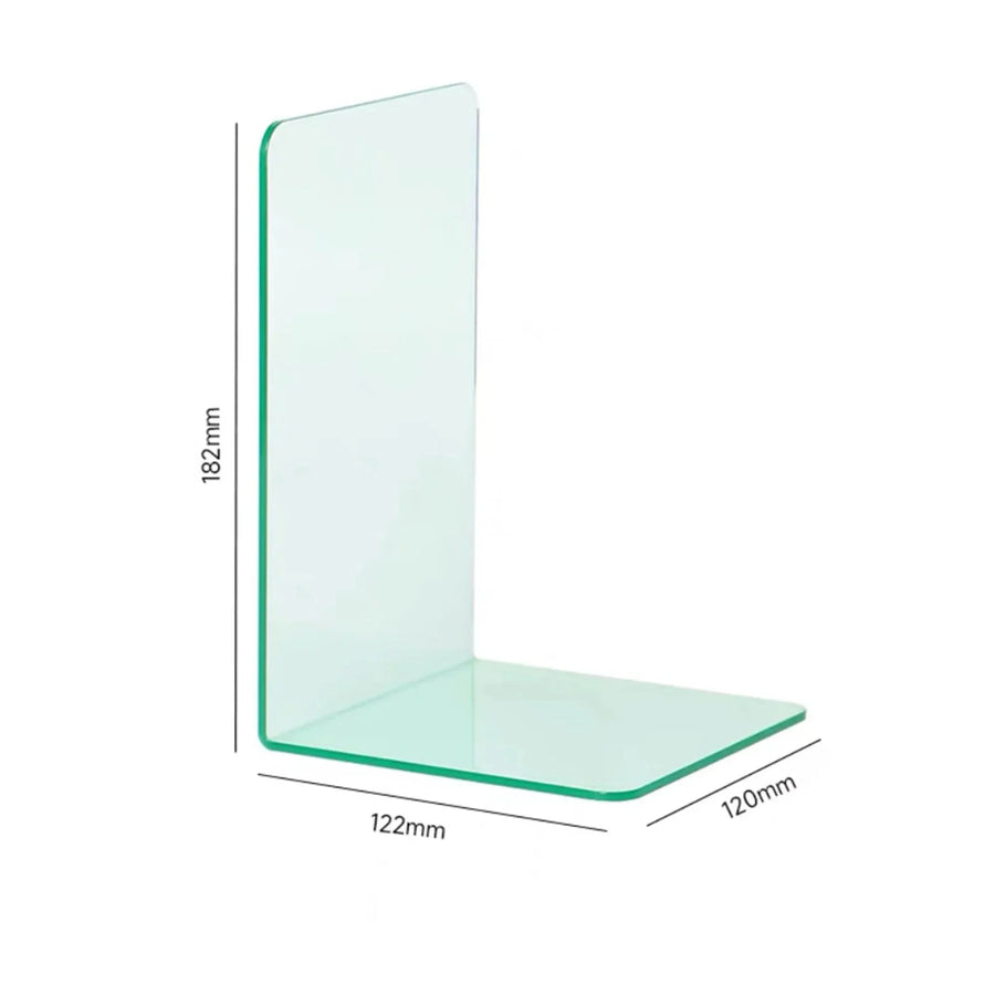 Lisslune | ElegantStack - Clear Acrylic Bookends Organizer