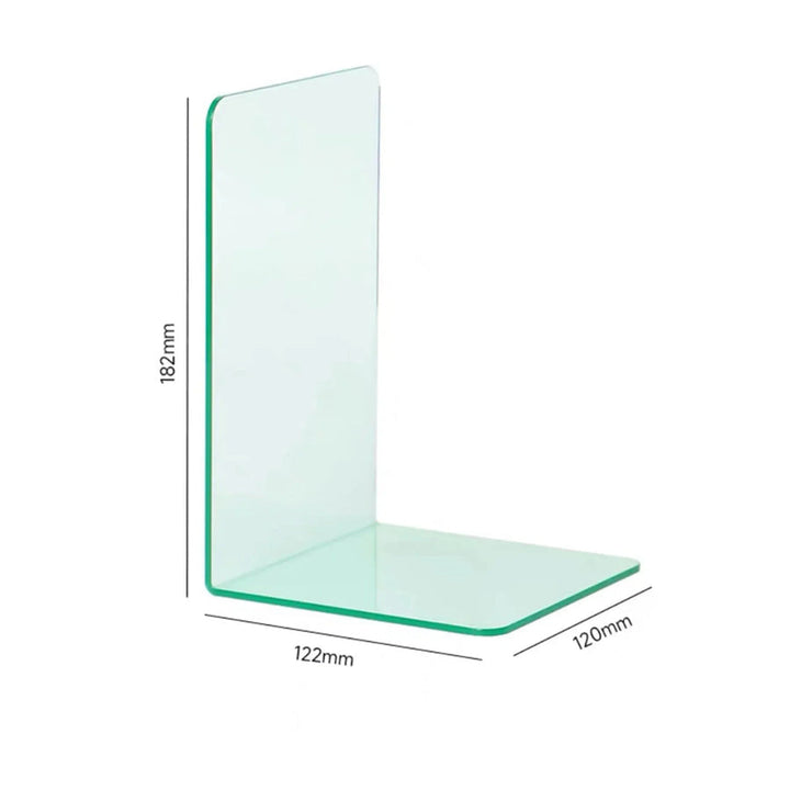 Lisslune | ElegantStack - Clear Acrylic Bookends Organizer