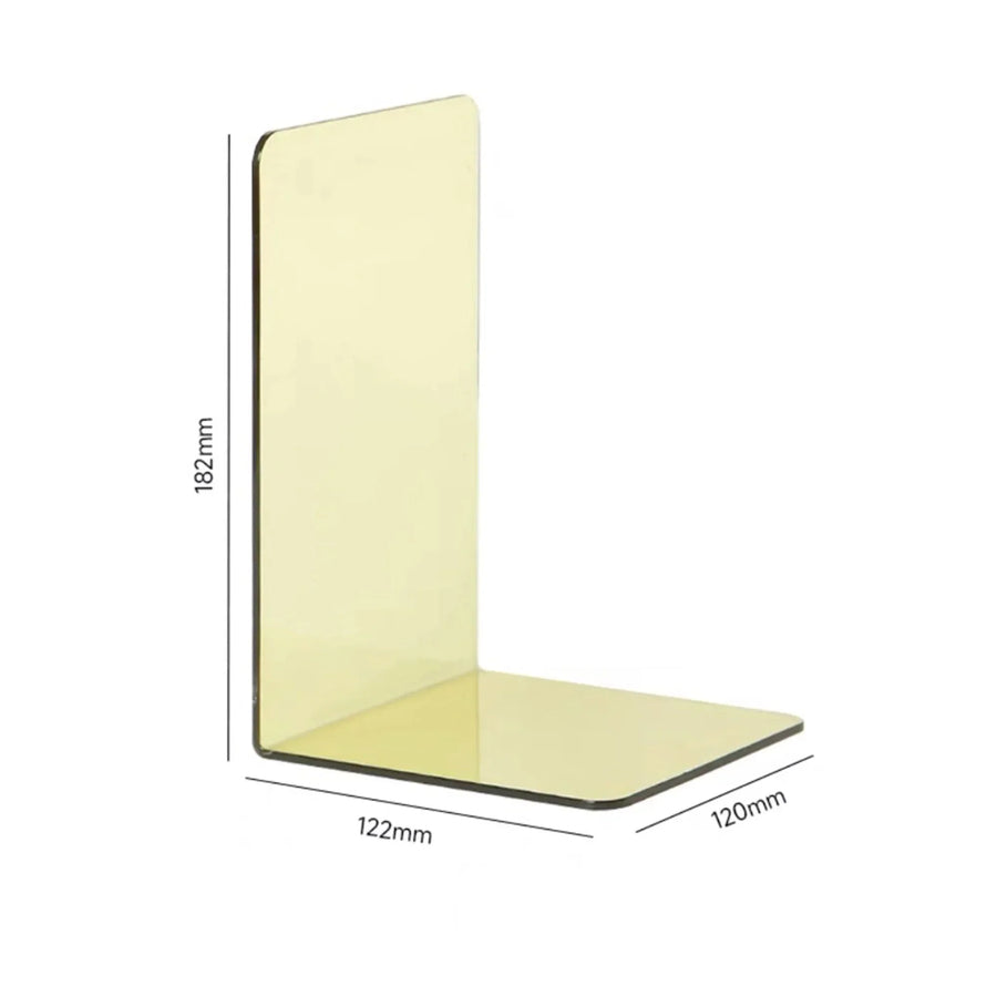 Lisslune | ElegantStack - Clear Acrylic Bookends Organizer