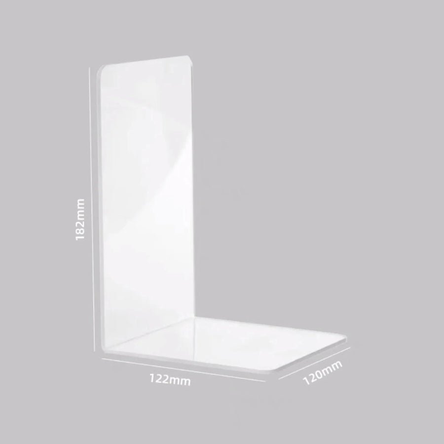 Lisslune | ElegantStack - Clear Acrylic Bookends Organizer