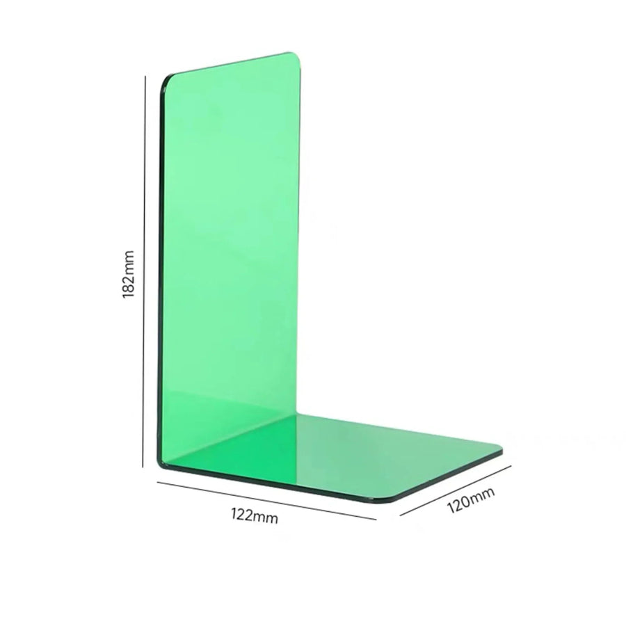 Lisslune | ElegantStack - Clear Acrylic Bookends Organizer