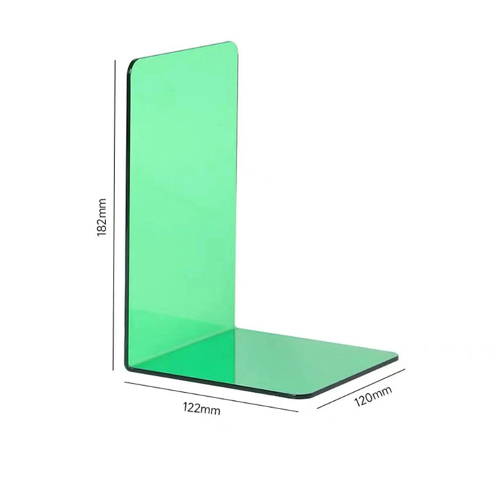 Lisslune | ElegantStack - Clear Acrylic Bookends Organizer